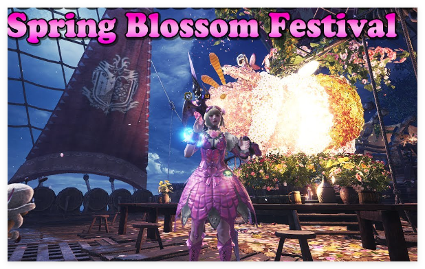 spring blossom festival mhw